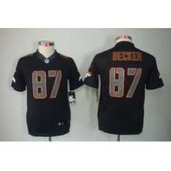 Nike Youth NFL Denver Broncos #87 Eric Decker black jerseys[Impact Limited]