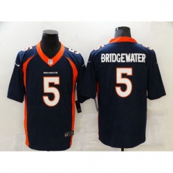 Youth Nike Denver Broncos 5 Teddy Bridgewater Navy Vapor Untouchable Limited Jersey