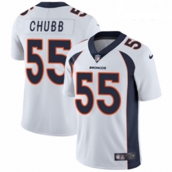 Youth Nike Denver Broncos 55 Bradley Chubb White Vapor Untouchable Elite Player NFL Jersey
