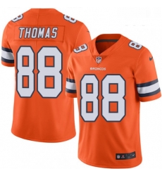 Youth Nike Denver Broncos 88 Demaryius Thomas Elite Orange Rush Vapor Untouchable NFL Jersey