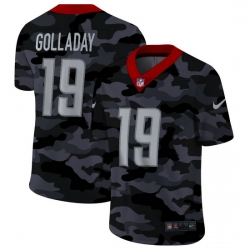 Detroit Lions 19 Kenny Golladay Men Nike 2020 Black CAMO Vapor Untouchable Limited Stitched NFL Jersey