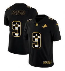Detroit Lions 9 Matthew Stafford Men Nike Carbon Black Vapor Cristo Redentor Limited NFL Jersey