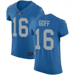 Men Detroit Lions 16 Jared Goff Blue Team Color Men Stitched NFL Vapor Untouchable Elite Jersey