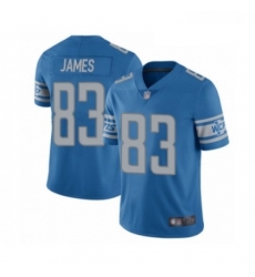 Men Detroit Lions 83 Jesse James Blue Team Color Vapor Untouchable Limited Player Football Jersey