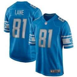 Men Detroit Lions Night Train Lane #81 Nike Men's Blue NFL Stitched Jersey