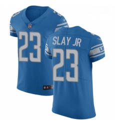 Men Nike Detroit Lions 23 Darius Slay Jr Blue Team Color Vapor Untouchable Elite Player NFL Jersey