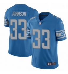 Men Nike Detroit Lions 33 Kerryon Johnson Blue Team Color Vapor Untouchable Limited Player NFL Jersey