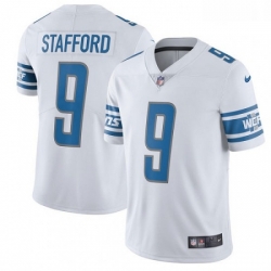 Men Nike Detroit Lions 9 Matthew Stafford Limited White Vapor Untouchable NFL Jersey