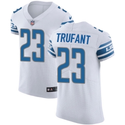 Nike Detroit Lions 23 Desmond Trufant White Men Stitched NFL New Elite Jersey