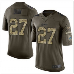 Nike Detroit Lions #27 Glover Quin Green Men 27s Stitched NFL Limited Salute To Service Jersey