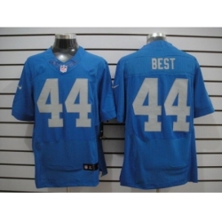 Nike Detroit Lions 44 Jahvid Best Blue Elite NFL Jersey