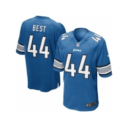 Nike Detroit Lions 44 Jahvid Best blue Game NFL Jersey