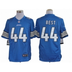 Nike Detroit Lions 44 Jahvid Best blue Limited NFL Jersey