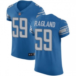 Nike Detroit Lions 59 Reggie Ragland Blue Team Color Men Stitched NFL Vapor Untouchable Elite Jersey