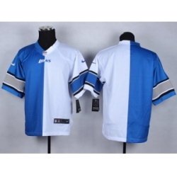 Nike Detroit Lions Blank blue-white Elite Split NFL Jersey