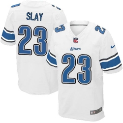 Nike Lions #23 Darius Slay White Mens Stitched NFL Elite Jersey