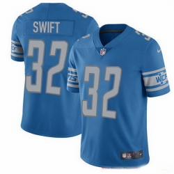 Nike Lions 32 D 27Andre Swift Blue Team Color Men Stitched NFL Vapor Untouchable Limited Jersey