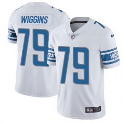 Nike Lions 79 Kenny Wiggins White Men Stitched NFL Vapor Untouchable Limited Jersey
