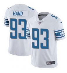 Nike Lions #93 Da Shawn Hand White Mens Stitched NFL Vapor Untouchable Limited Jersey
