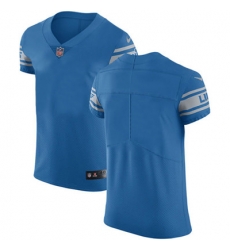 Nike Lions Blank Blue Team Color Mens Stitched NFL Vapor Untouchable Elite Jersey