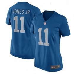 Womens Nike Detroit Lions 11 Marvin Jones Jr Game Blue Alternate NFL Jersey