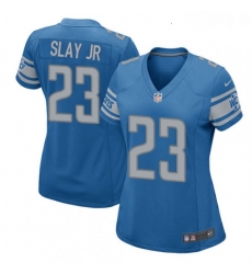 Womens Nike Detroit Lions 23 Darius Slay Jr Game Blue Team Color NFL Jersey