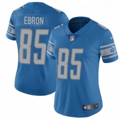 Womens Nike Detroit Lions 85 Eric Ebron Elite Light Blue Team Color NFL Jersey