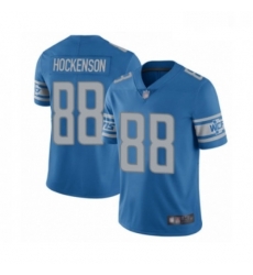 Youth Detroit Lions 88 TJ Hockenson Blue Team Color Vapor Untouchable Limited Player Football Jersey