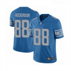 Youth Detroit Lions 88 TJ Hockenson Blue Team Color Vapor Untouchable Limited Player Football Jersey