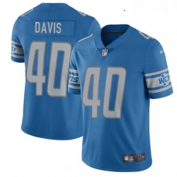 Youth Nike Detroit Lions 40 Jarrad Davis Elite Light Blue Team Color NFL Jersey