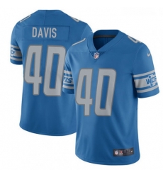 Youth Nike Detroit Lions 40 Jarrad Davis Limited Light Blue Team Color Vapor Untouchable NFL Jersey