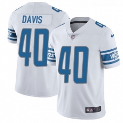 Youth Nike Detroit Lions 40 Jarrad Davis Limited White Vapor Untouchable NFL Jersey