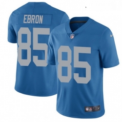 Youth Nike Detroit Lions 85 Eric Ebron Elite Blue Alternate NFL Jersey