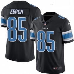 Youth Nike Detroit Lions 85 Eric Ebron Limited Black Rush Vapor Untouchable NFL Jersey