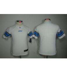 Youth Nike Detroit Lions Blank White Color[Youth Limited Jerseys]