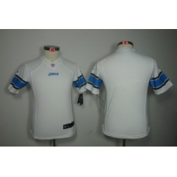 Youth Nike Detroit Lions Blank White Color[Youth Limited Jerseys]