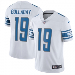 Youth Nike Lions #19 Kenny Golladay White Stitched NFL Vapor Untouchable Limited Jersey