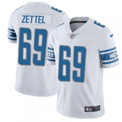 Youth Nike Lions #69 Anthony Zettel White Stitched NFL Vapor Untouchable Limited Jersey
