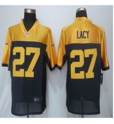 2015 New Green Bay Packers #27 Eddie Lacy Navy Blue Alternate Limited Jersey