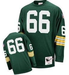 66 Green Bay Packers Ray Nitschke Authentic Throwback MitchellAndNess Jersey
