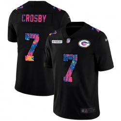 Green Bay Green Bay Green Bay Green Bay Packers 7 Mason Crosby Men Nike Multi Color Black 2020 NFL Crucial Catch Vapor Untouchable Limited Jersey
