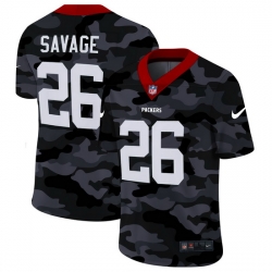 Green Bay Packers 26 Darnell Savage Jr  Men Nike 2020 Black CAMO Vapor Untouchable Limited Stitched NFL Jersey