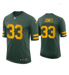 Green Bay Packers 33 Aaron Jones Alternate Green Vapor Limited Jersey
