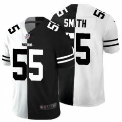 Green Bay Packers 55 Za 27Darius Smith Men Black V White Peace Split Nike Vapor Untouchable Limited NFL Jersey