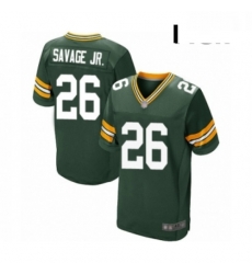 Men Green Bay Packers 26 Darnell Savage Jr Elite Green Team Color Football Jersey