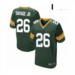 Men Green Bay Packers 26 Darnell Savage Jr Elite Green Team Color Football Jersey