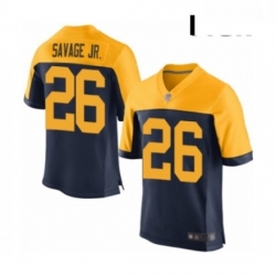 Men Green Bay Packers 26 Darnell Savage Jr Elite Navy Blue Alternate Football Jersey