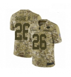 Men Green Bay Packers 26 Darnell Savage Jr Limited Camo 2018 Salute to Service Football Jersey