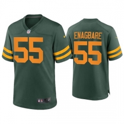 Men Green Bay Packers 55 Kingsley Enagbare Green Stitched Football Jersey