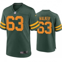 Men Green Bay Packers 63 Rasheed Walker Green Stitched Football Jersey